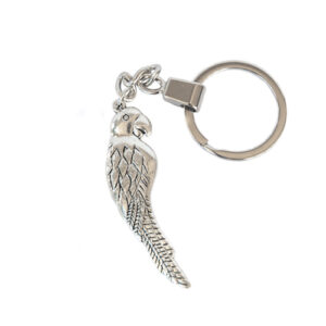 Collectable parrot bird keychain key chain metal parrot