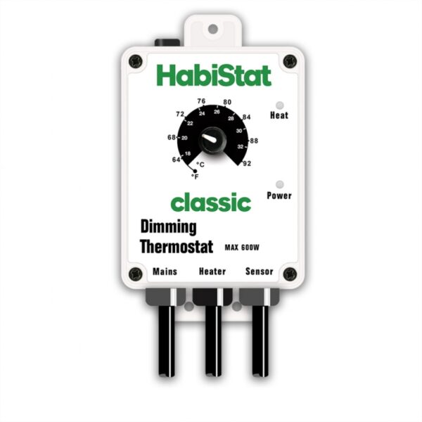 Habistat classic dimming thermostat white 600w max