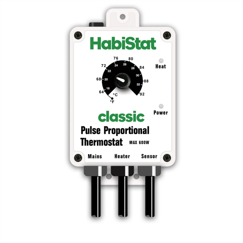 Habistat Pulse Proportional White Thermostat