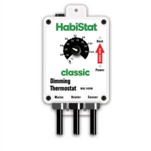 Habistat classic dimming thermostat white 600w max