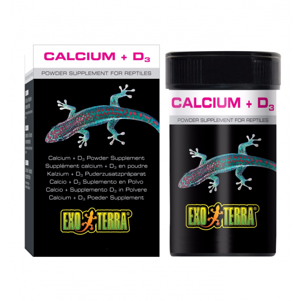 Exo Terra Reptile Calcium Supplement D3 Reptile Calcium Powder