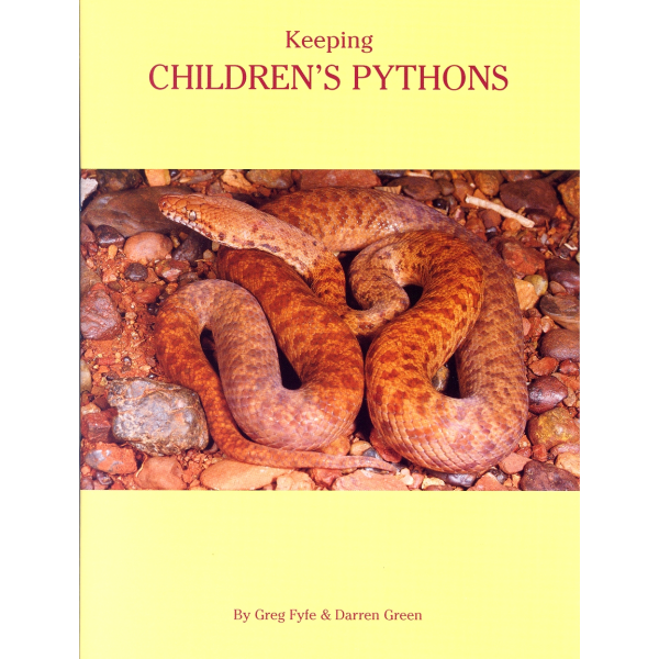 Keeping Children's Pythons book Reptile Keeping Book Snake Book