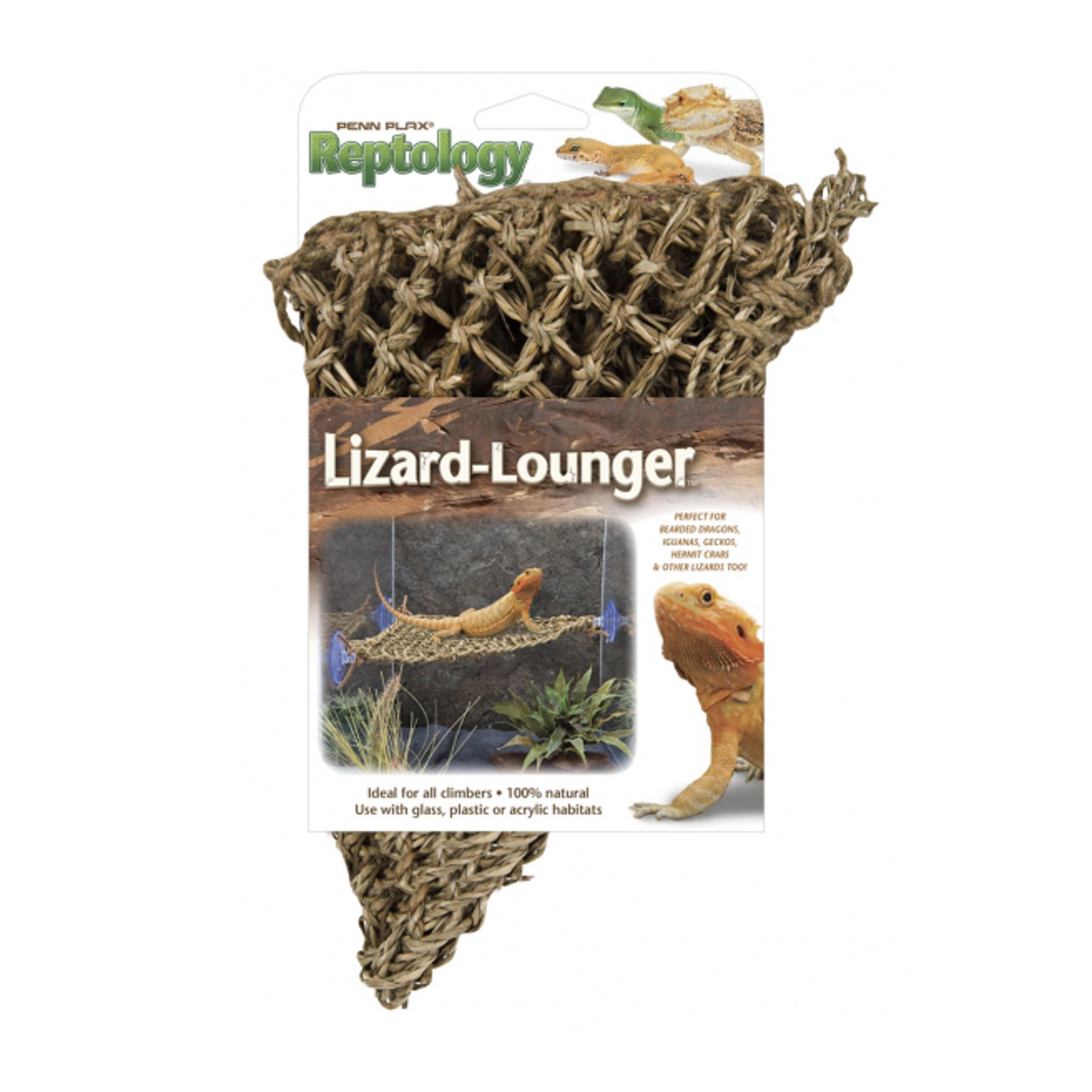Penn Plax Lizard Lounger Small Corner Reptile Hammock
