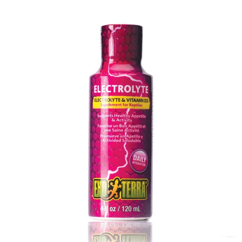 Exo Terra Electrolyte and Vitamin D3 Supplement 120ml Reptile Supplement